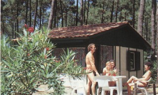 Eines der mietbaren Chalets