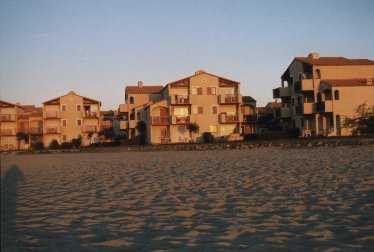 Blick vom Strand aus